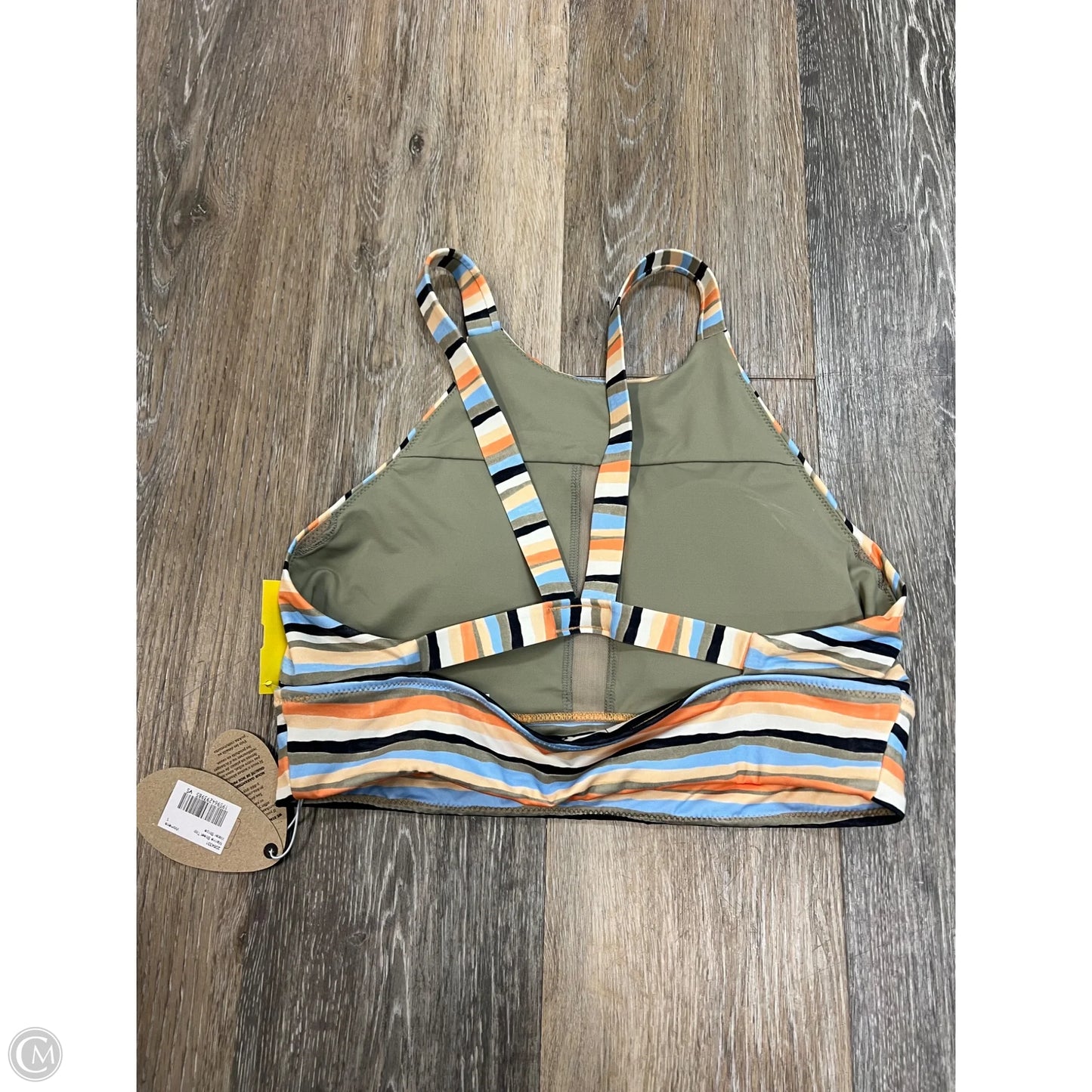 Swimsuit Top By Prana In Striped Pattern, Size: S