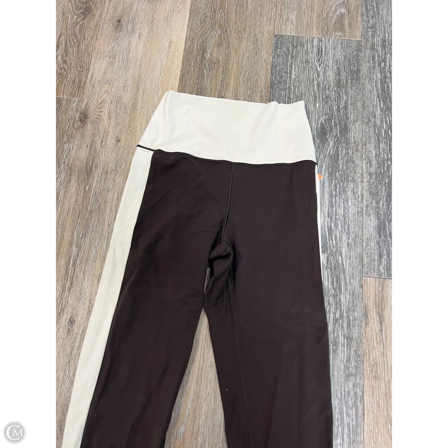 Athletic Leggings By Old Navy In Brown & Cream, Size: Xs