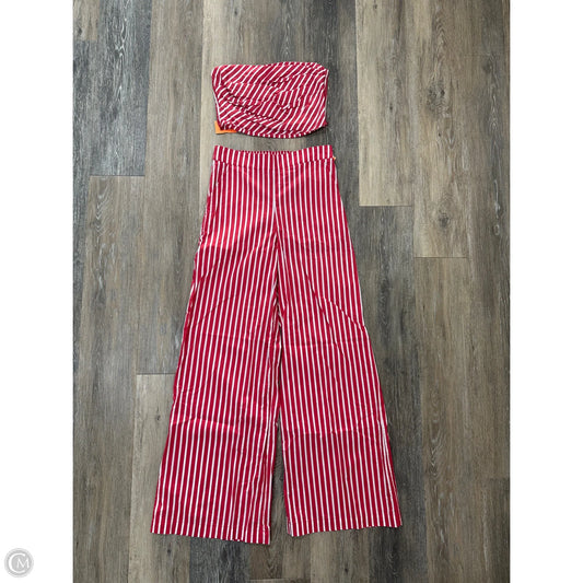 Pants Set 2pc By By Together In Red, Size: S