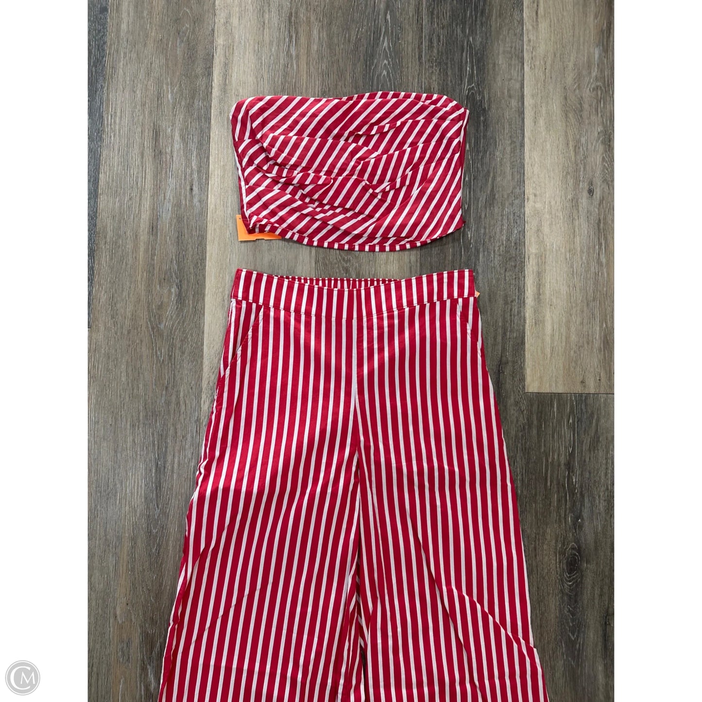 Pants Set 2pc By By Together In Red, Size: S