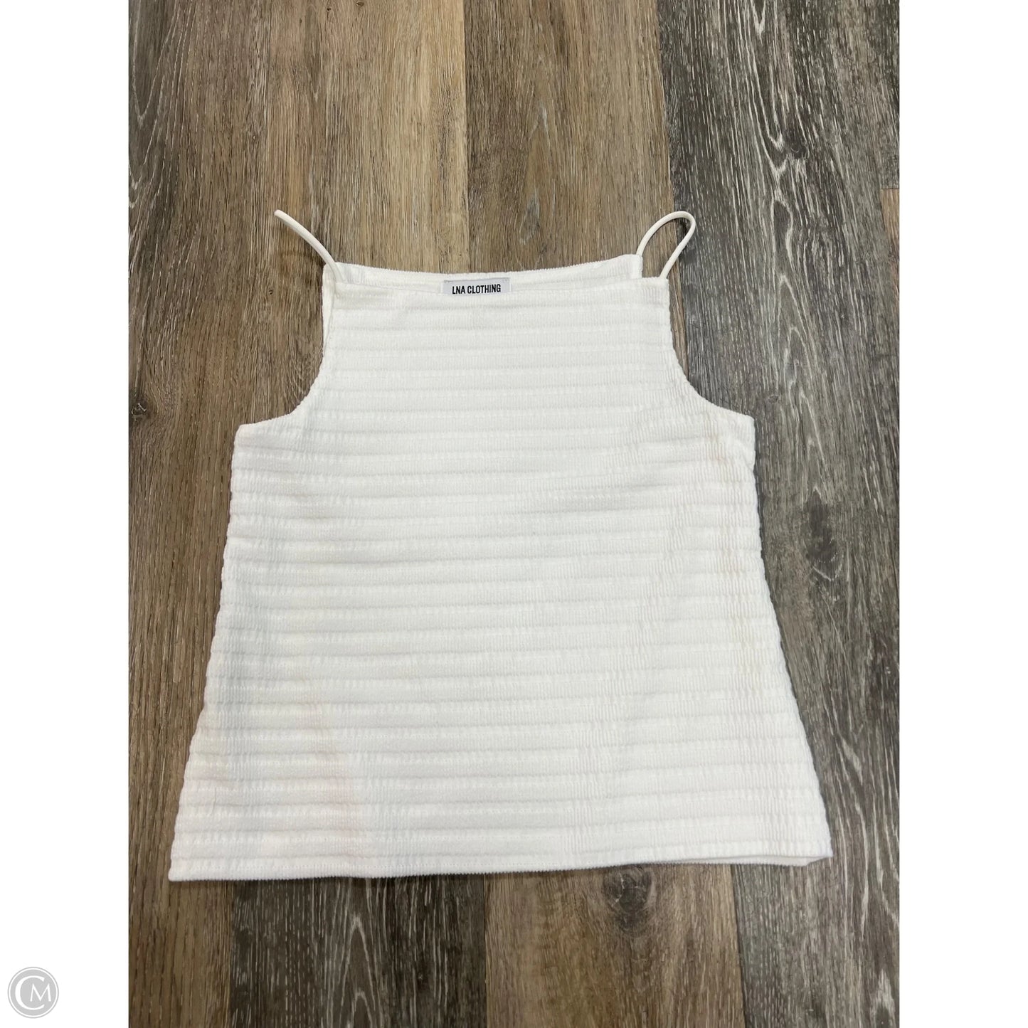 -Tank Top By Lna In White, Size: Xs