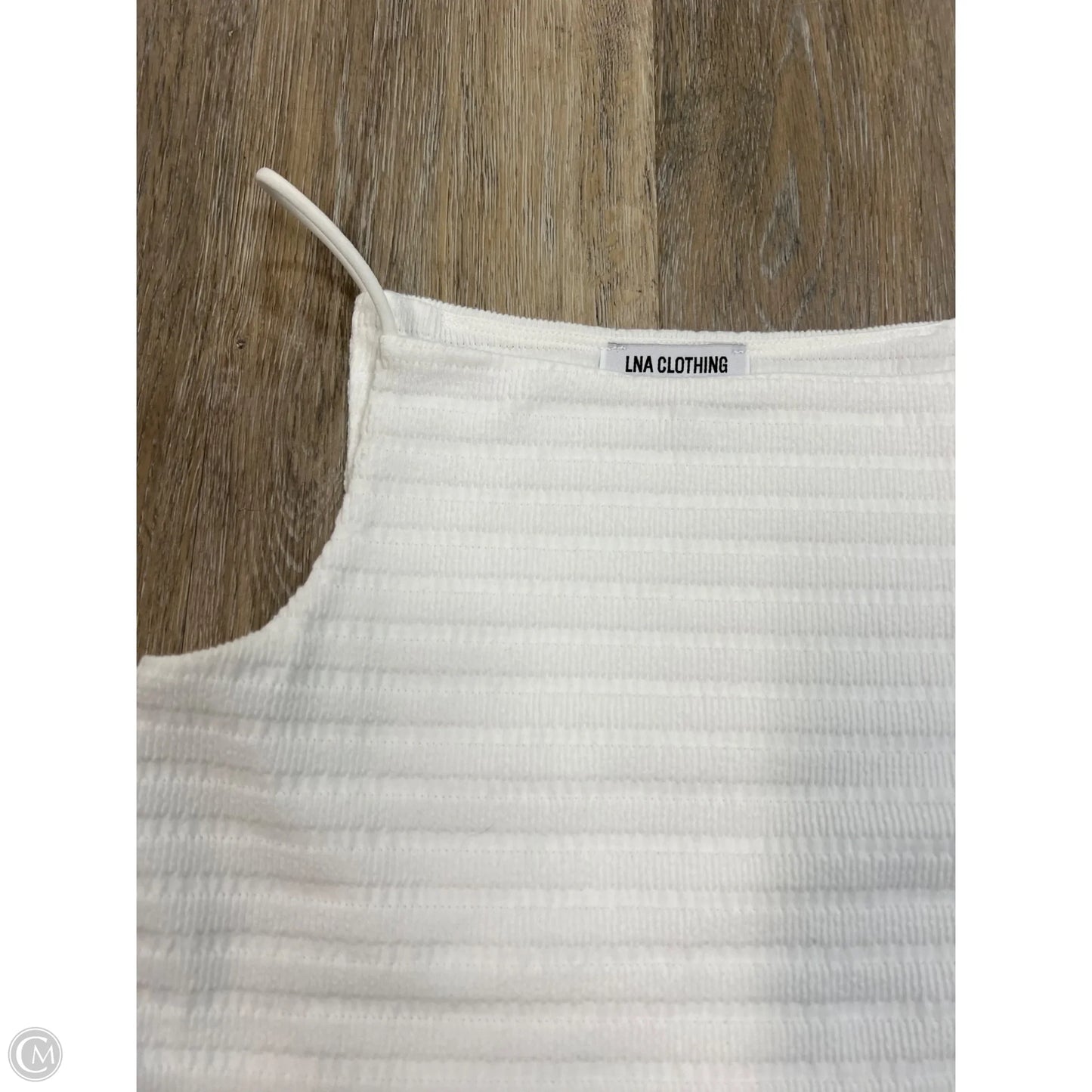 -Tank Top By Lna In White, Size: Xs