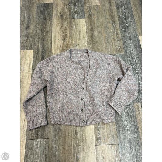 Sweater Cardigan By Lululemon In Grey, Size: M