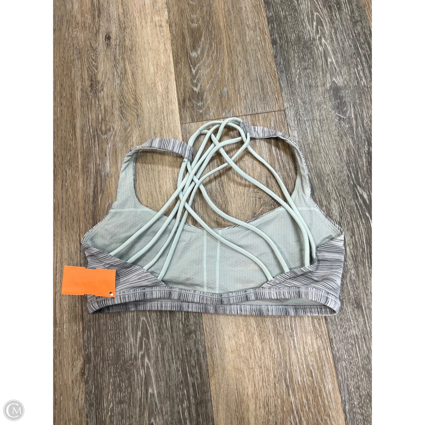 Athletic Bra By Lululemon In Grey, Size: 8