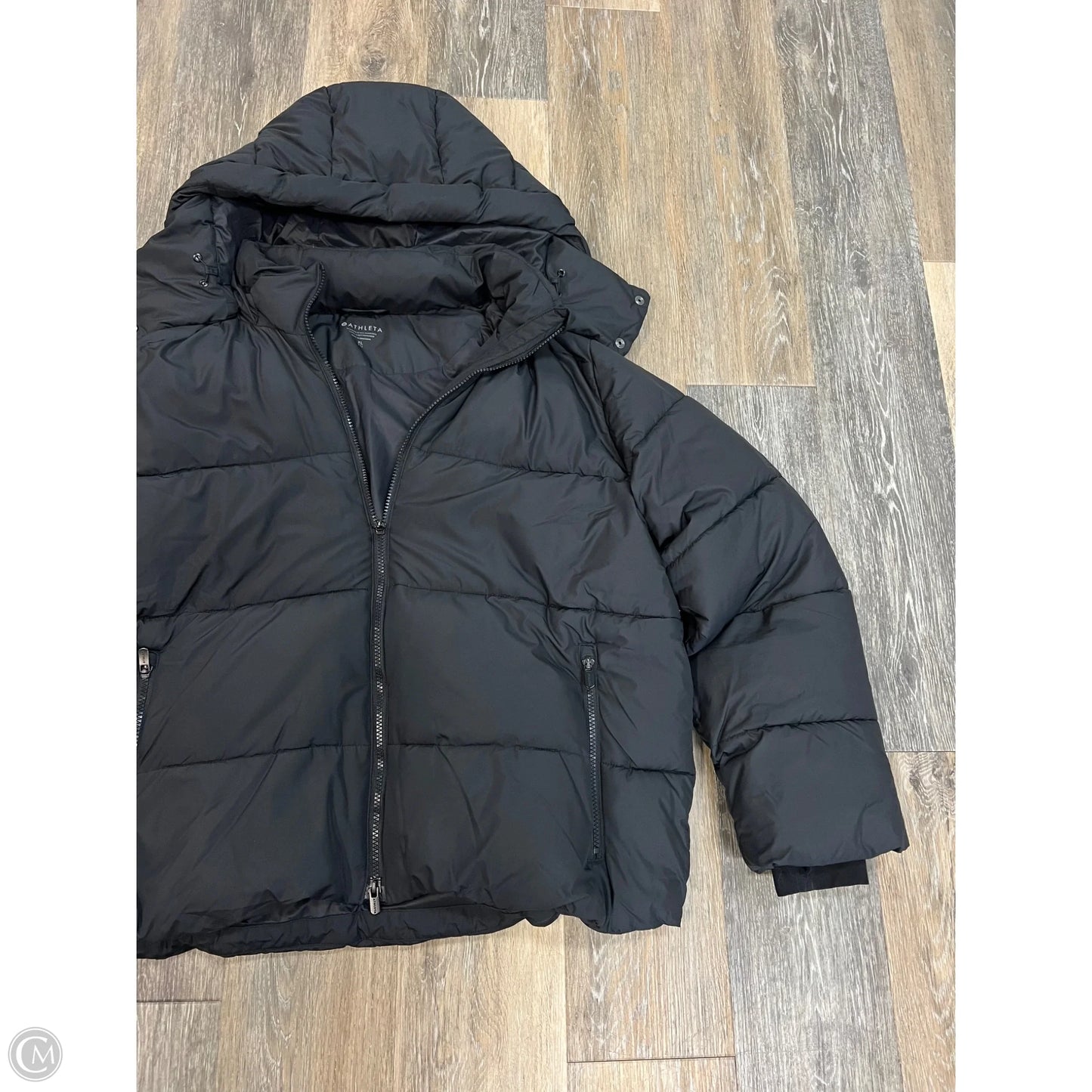 Coat Puffer & Quilted By Athleta In Black, Size: Xl