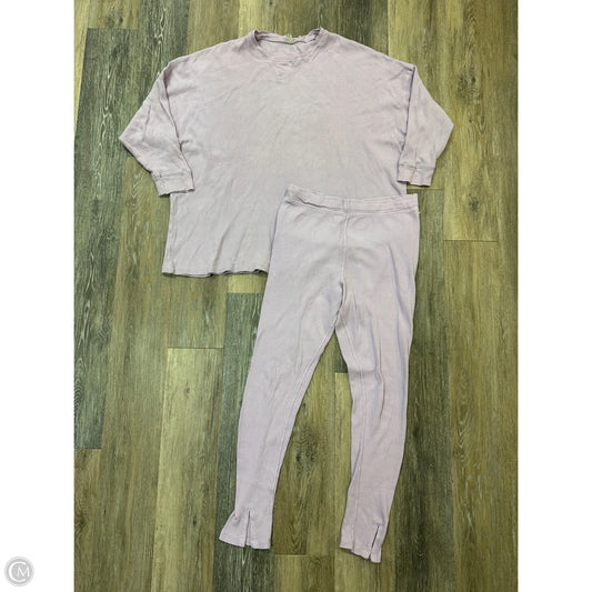 Pants Set 2pc By Free People In Purple, Size: S