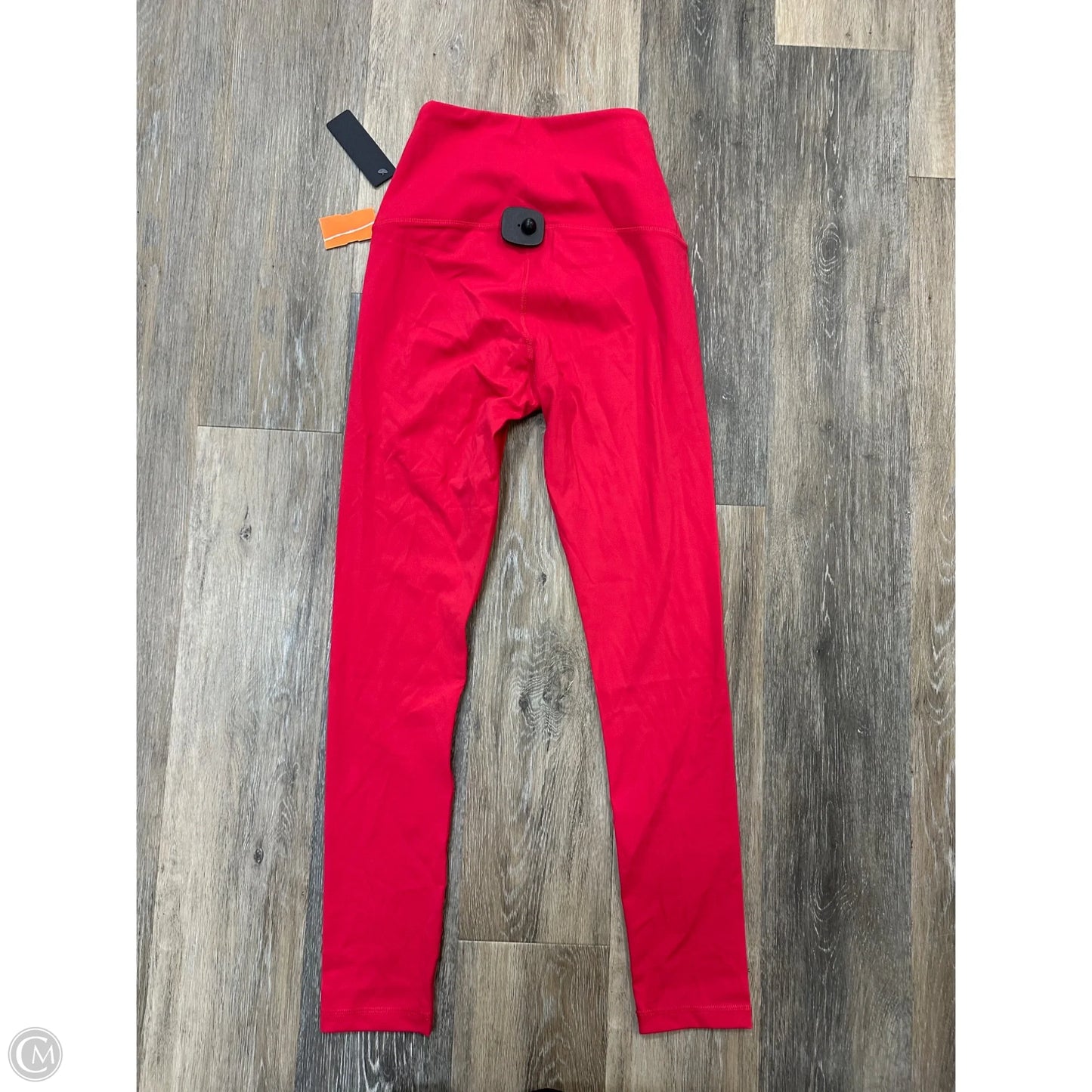 Athletic Leggings By Lily & Lottie In Red, Size: L