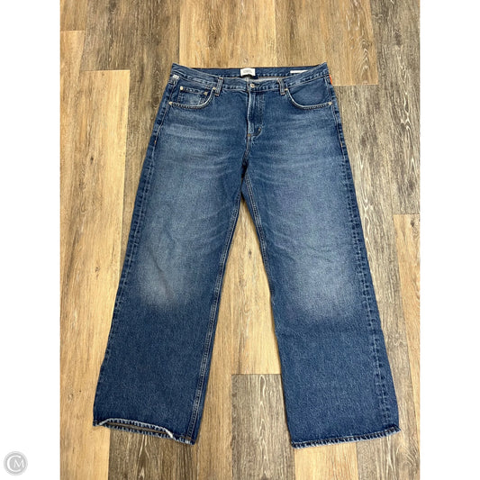 -Jeans Wide Leg By Citizens Of Humanity In Blue Denim, Size: 14/32