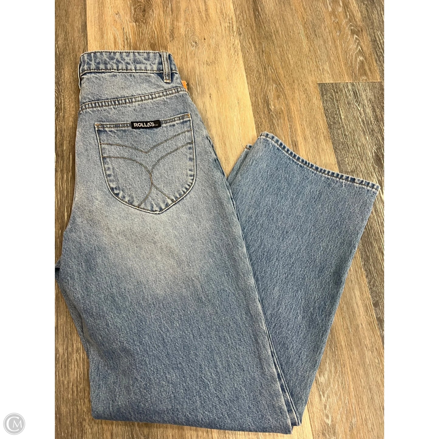 Jeans Straight By Rollas In Blue Denim, Size: 2/26