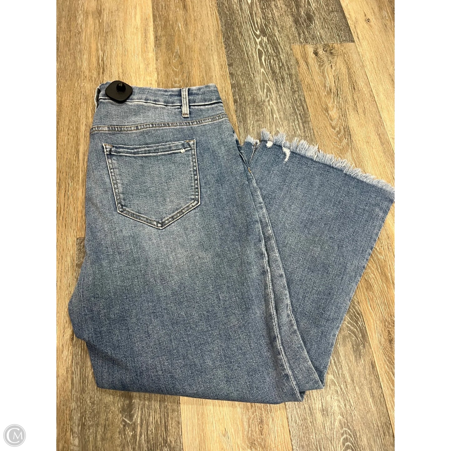 Jeans Straight By Micas In Blue Denim, Size: 16