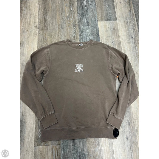 Sweatshirt Crewneck By Independent In Tan, Size: S