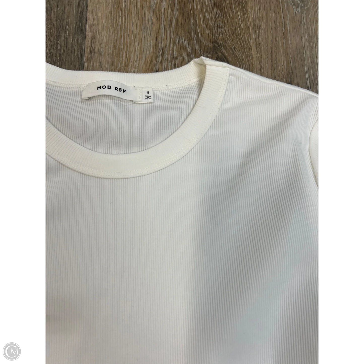 Top Long Sleeve By Mod Ref In White, Size: S