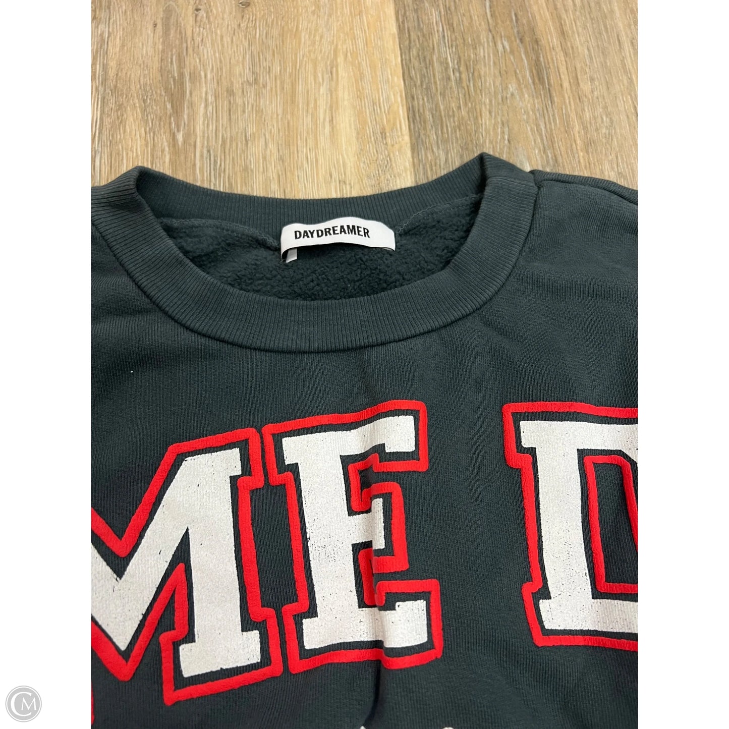 Sweatshirt Crewneck By Daydreamer In Grey, Size: S/M