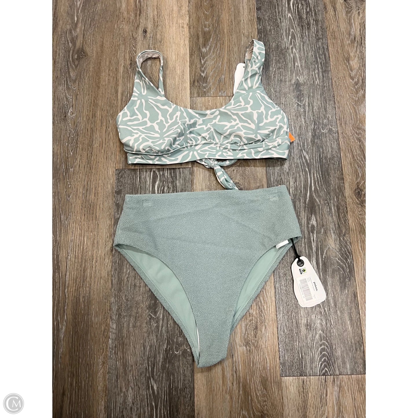 Swimsuit 2pc By Prana In Blue, Size: S