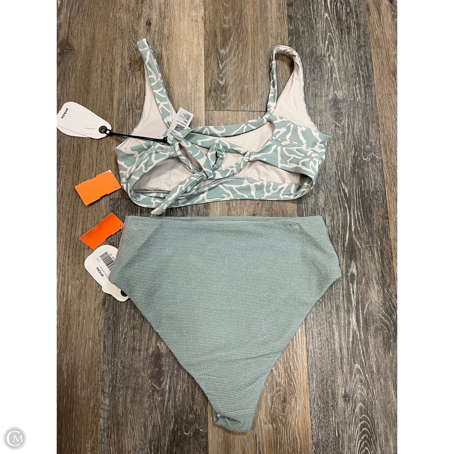 Swimsuit 2pc By Prana In Blue, Size: S