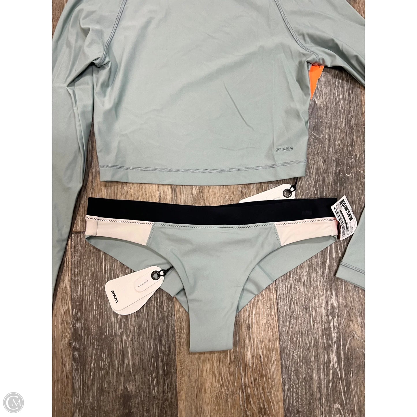Swimsuit 2pc By Prana In Blue, Size: S