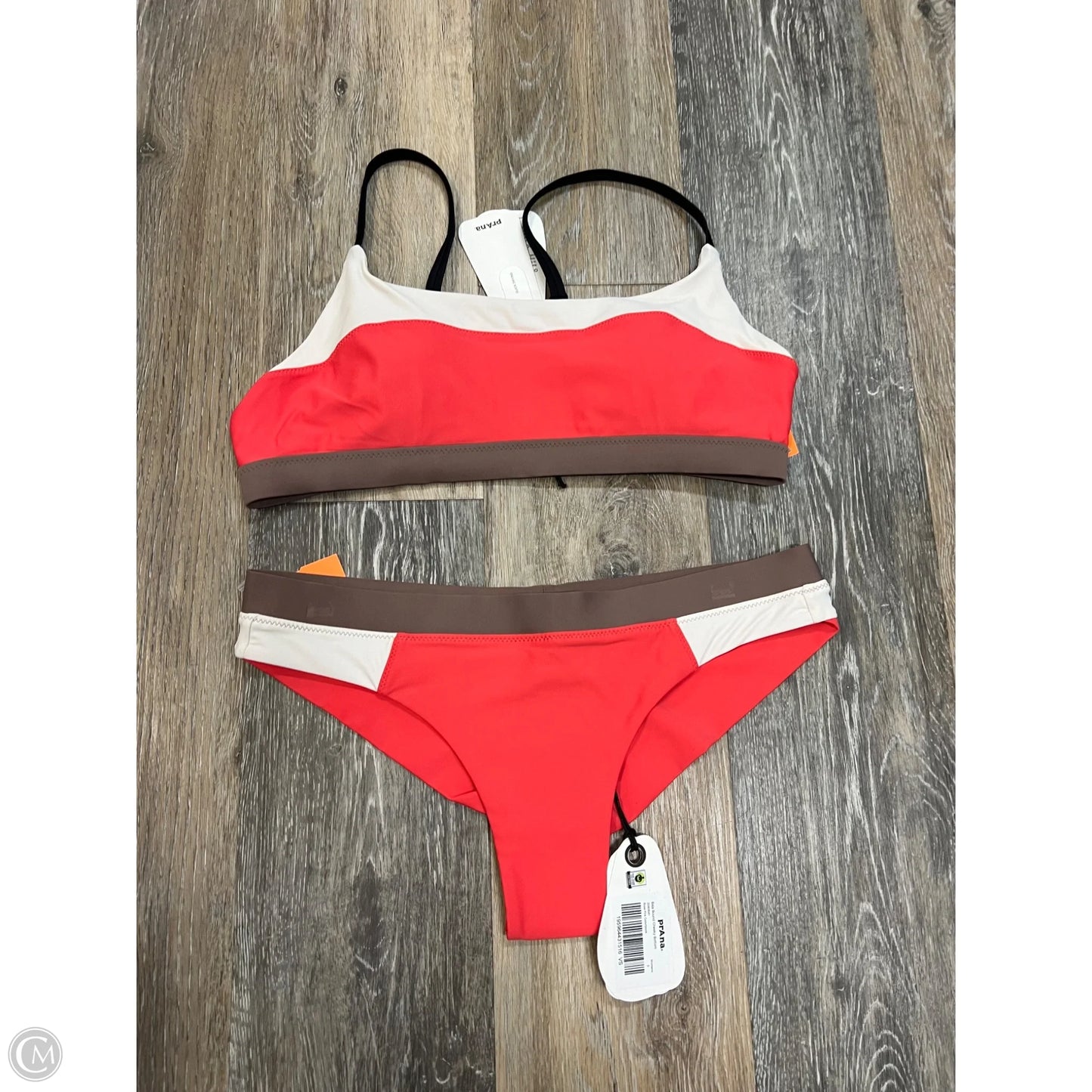 Swimsuit 2pc By Prana In Red, Size: S