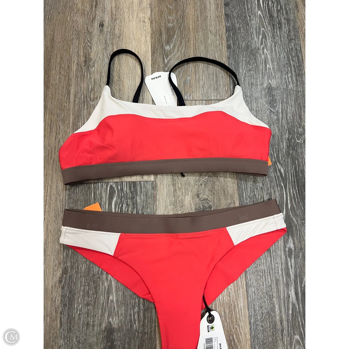 Swimsuit 2pc By Prana In Red, Size: S