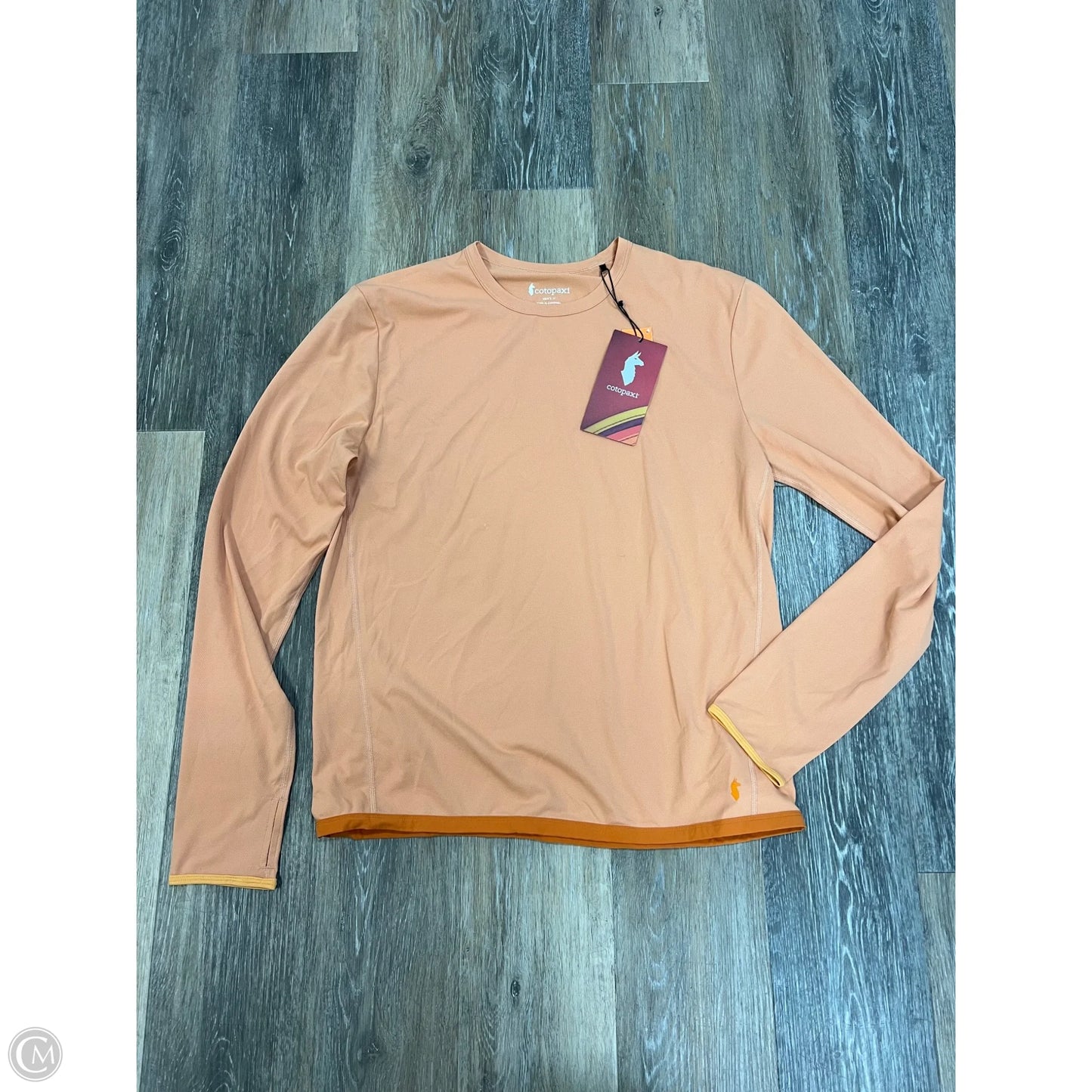 Athletic Top Long Sleeve Crewneck By Cotopaxi In Orange, Size: M