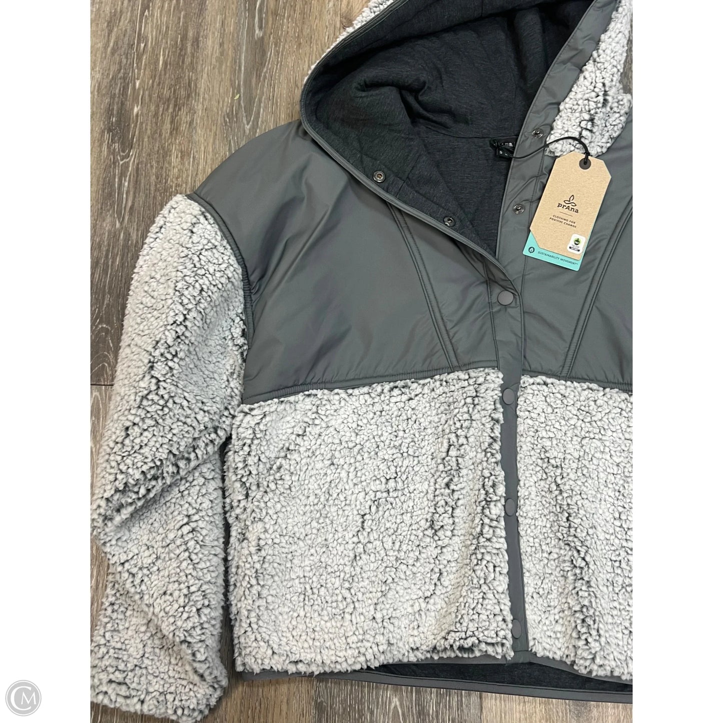 Jacket Fleece By Prana In Green, Size: S