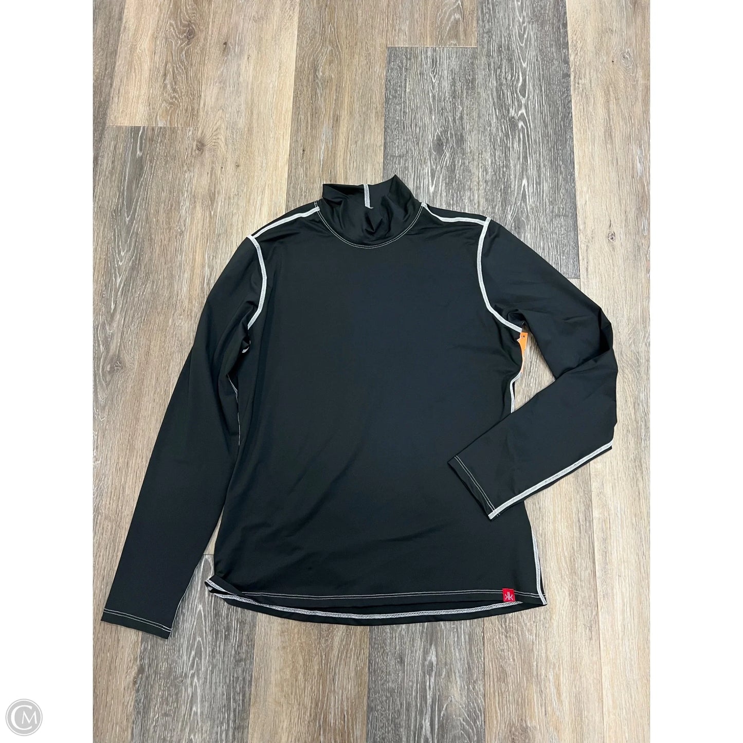 Athletic Top Long Sleeve By Krimson KloverIn Black, Size: S