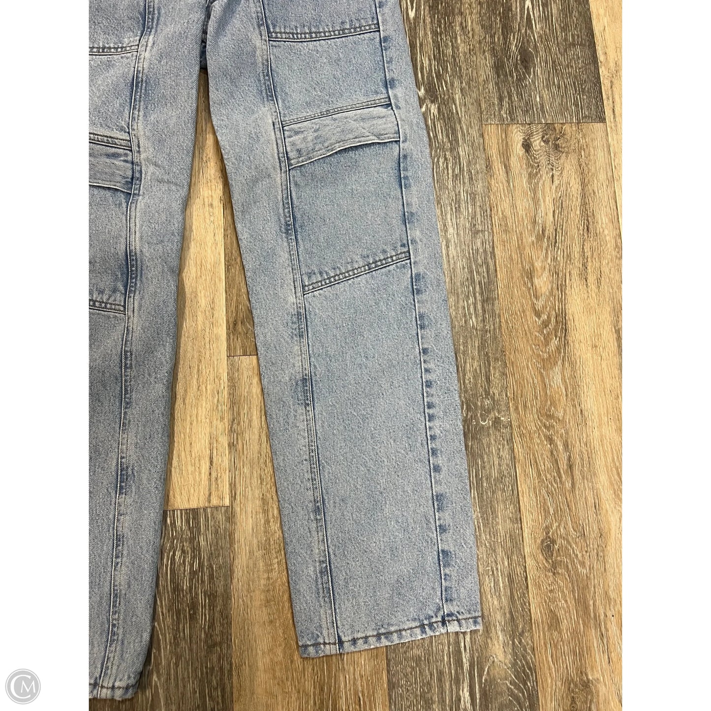 Jeans Straight By Agolde In Blue Denim, Size: 2/26