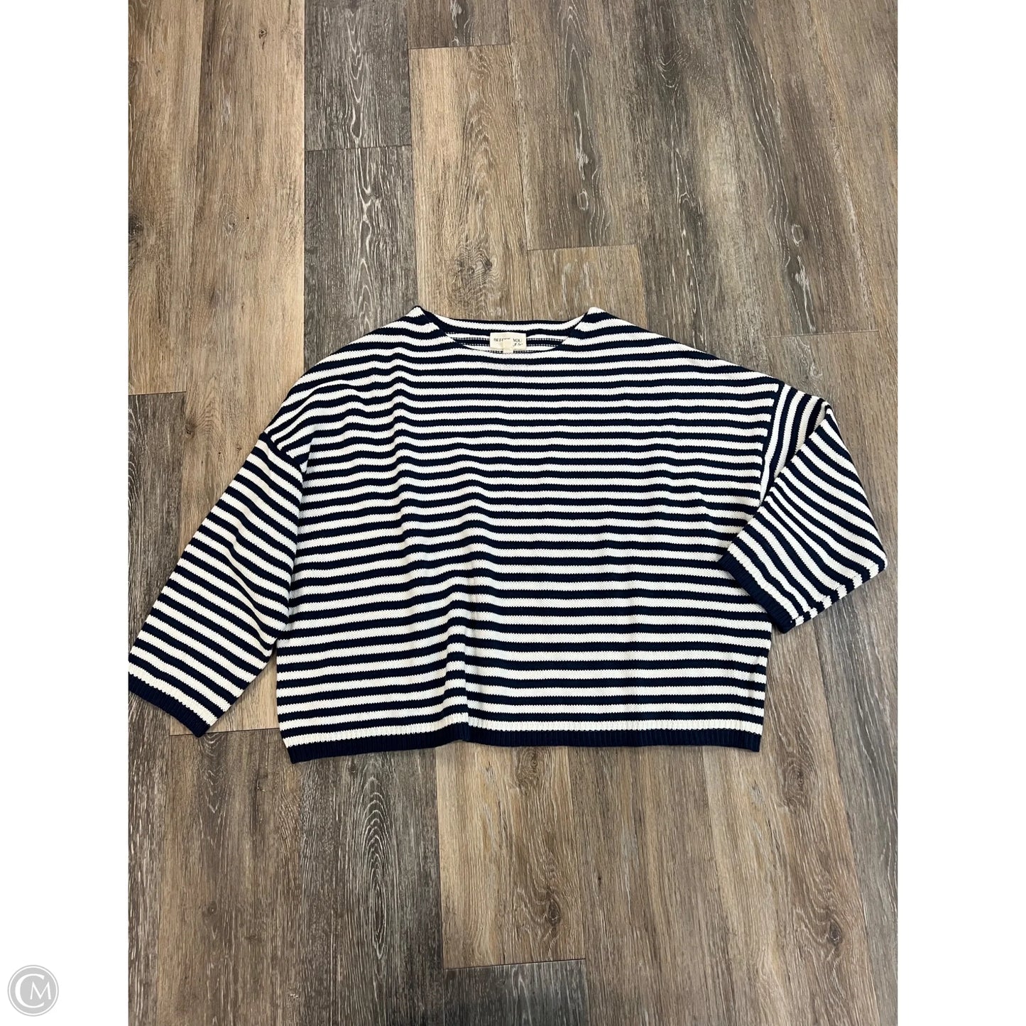 Sweater By Before You In Striped Pattern, Size: Xs