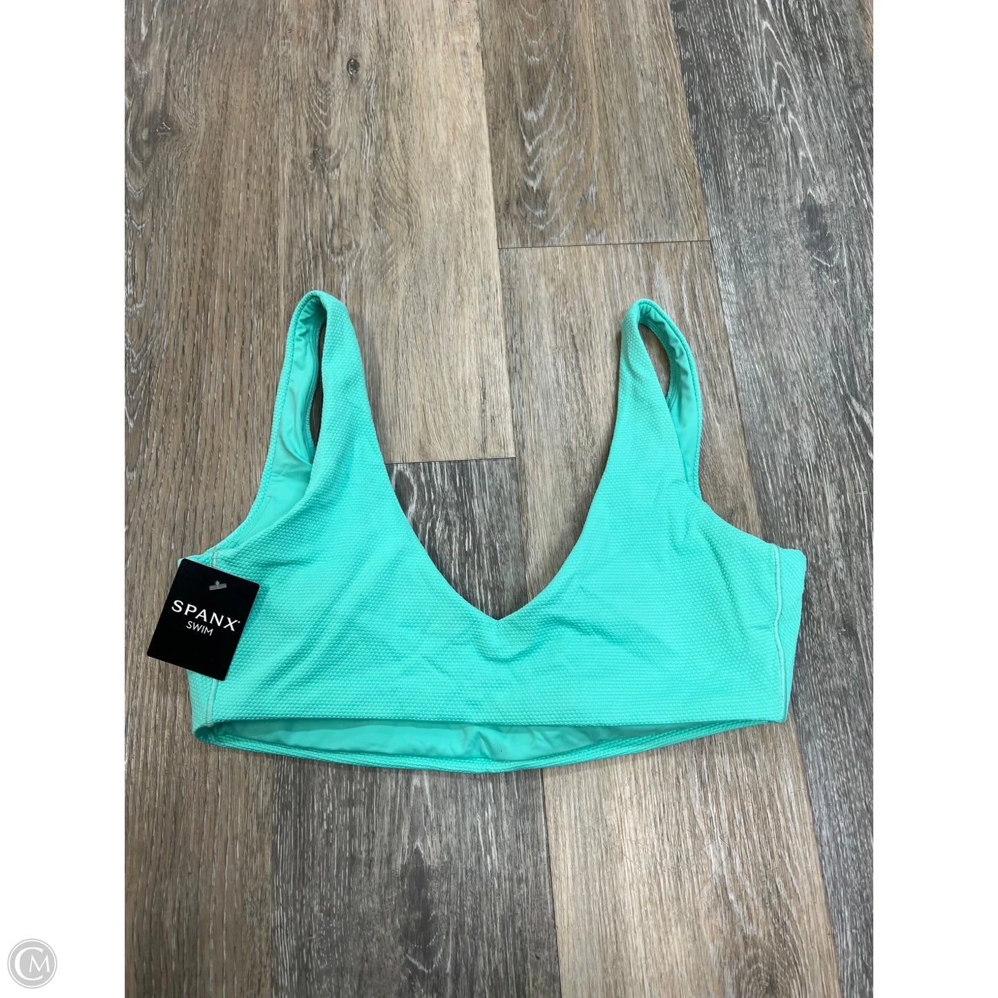 Swimsuit Top By Spanx In Teal, Size: M