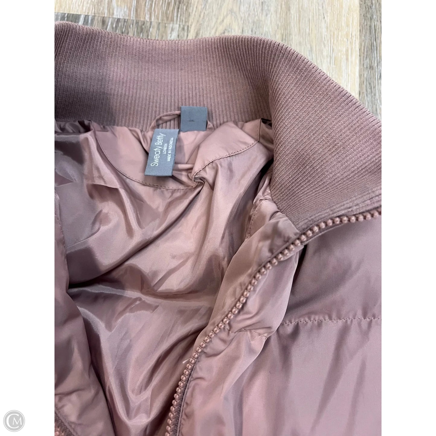 Jacket Puffer & Quilted By Sweaty Betty In Mauve, Size: L