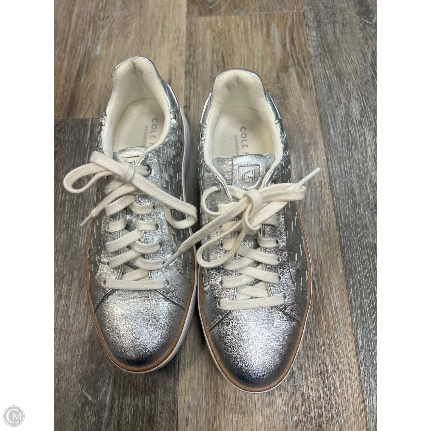 Shoes Sneakers By Cole-haan In Silver, Size: 7