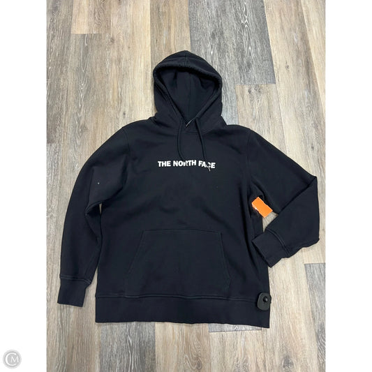 Athletic Sweatshirt Hoodie By The North Face In Black, Size: L