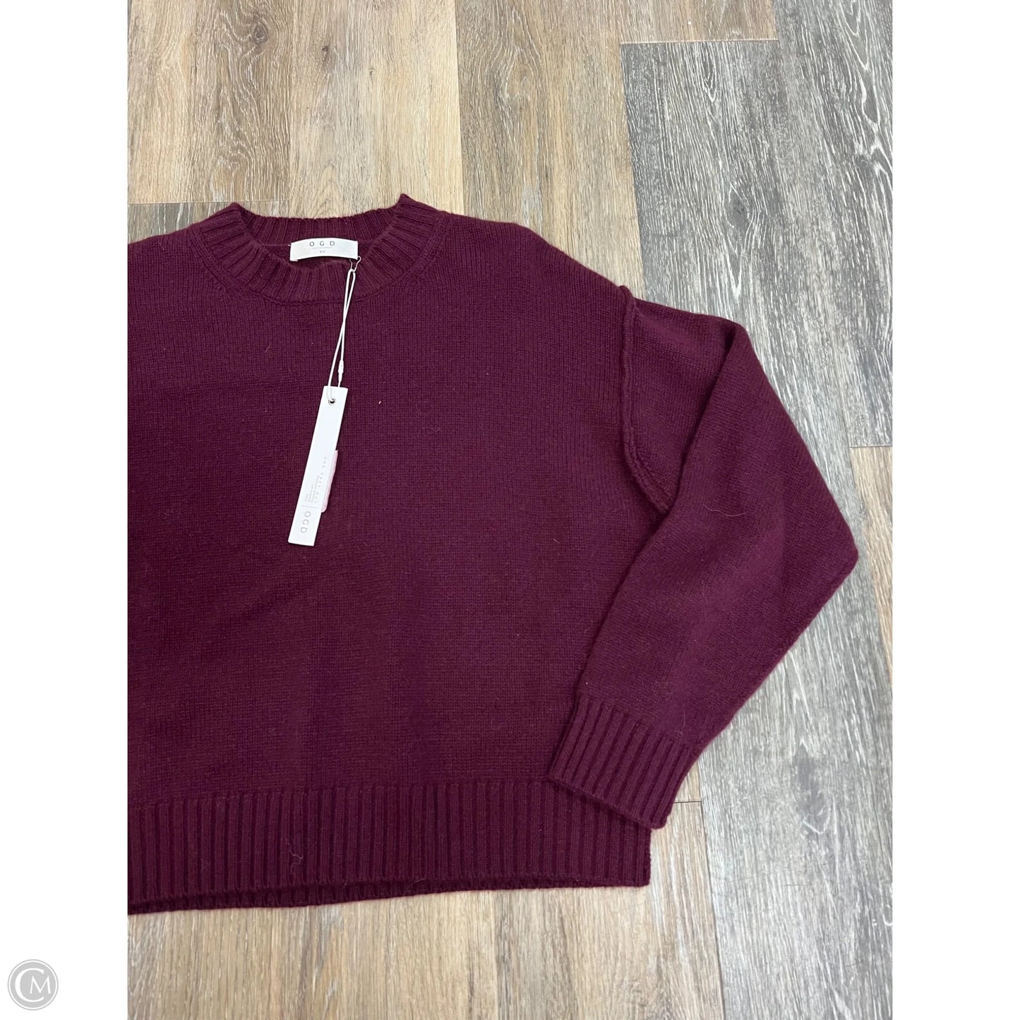 Sweater Cashmere By One Grey Day In Purple, Size: Xs