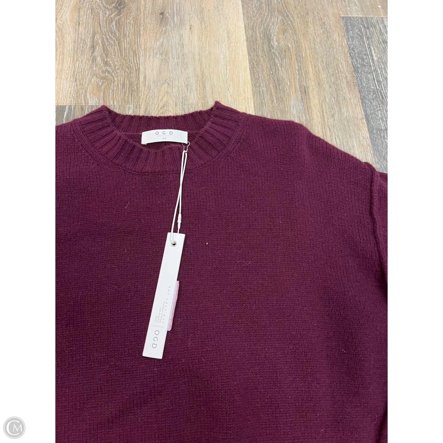 Sweater Cashmere By One Grey Day In Purple, Size: Xs