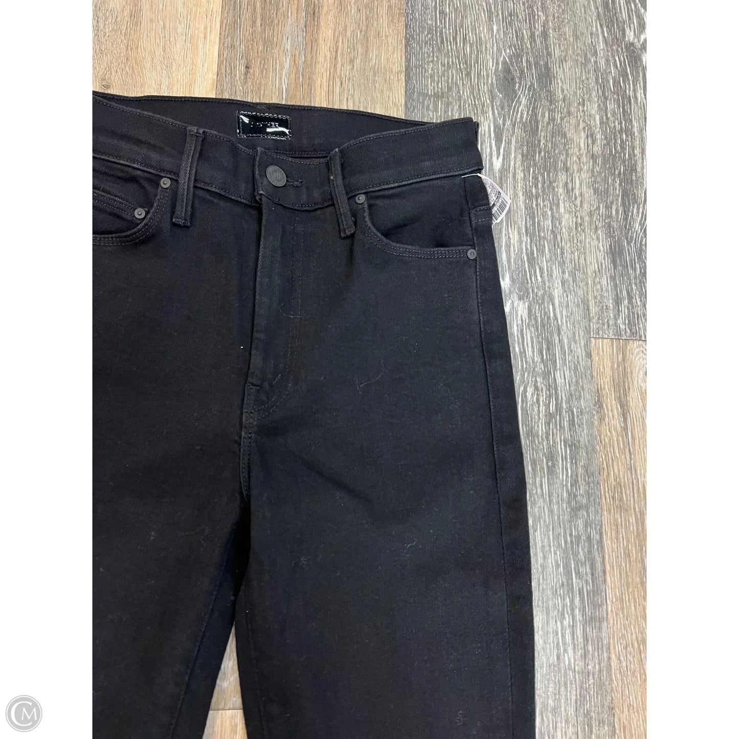 Jeans Flared By Mother In Black Denim, Size: 2/26