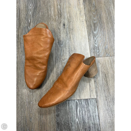 Shoes Heels Block By Marsell In Tan, Size: 7.5 (37.5)