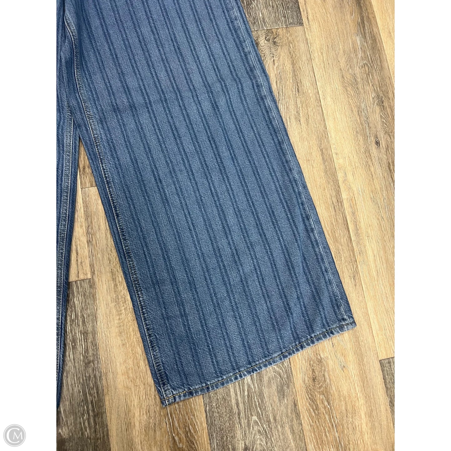 Jeans Wide Leg By Gap In Blue Denim, Size: 14l