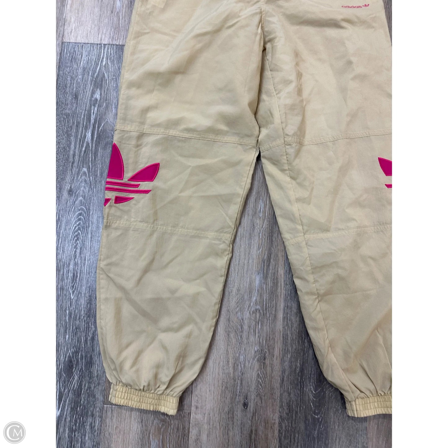 Athletic Pants By Adidas In Tan, Size: S