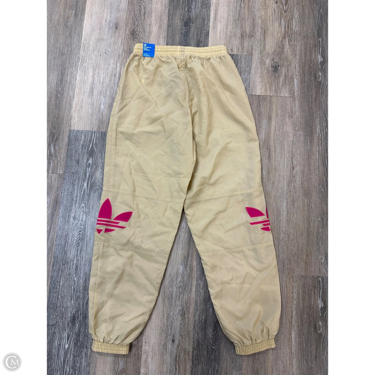 Athletic Pants By Adidas In Tan, Size: S