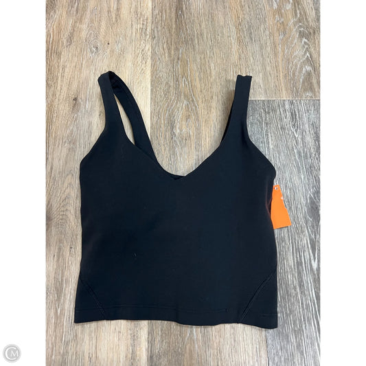Athletic Tank Top By Lululemon In Black, Size: 0