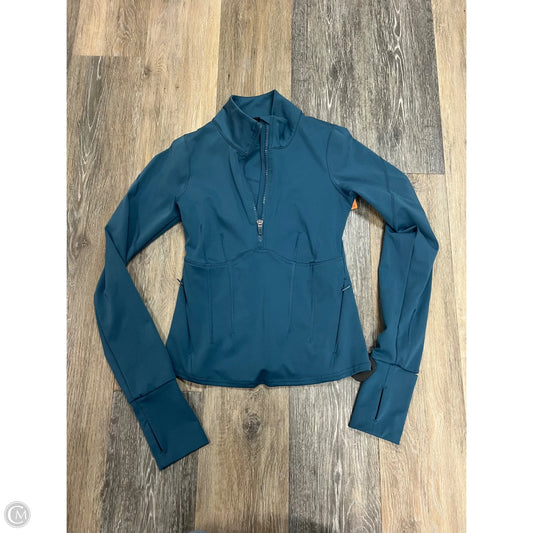 Athletic Jacket By Free People In Blue, Size: Xs