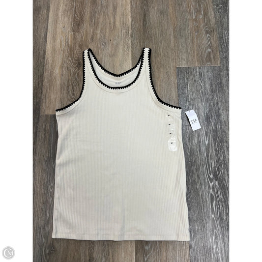 Tank Top By Gap In Cream, Size: M