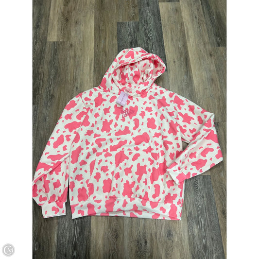 Sweatshirt Hoodie By Happy Camp3r In Animal Print, Size: Xl