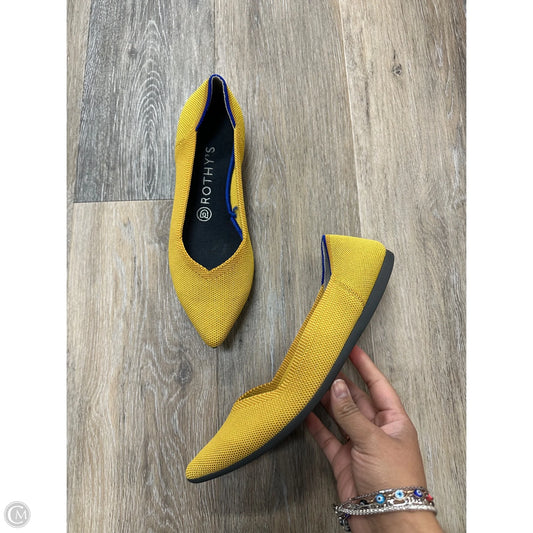 Shoes Flats By Rothys In Yellow, Size: 8.5