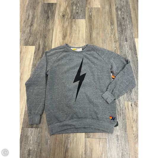 Sweatshirt Crewneck By Aviator Nation In Grey, Size: Xl