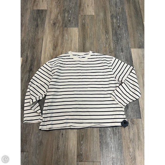Top Long Sleeve By Abercrombie And Fitch In Striped Pattern, Size: Xl