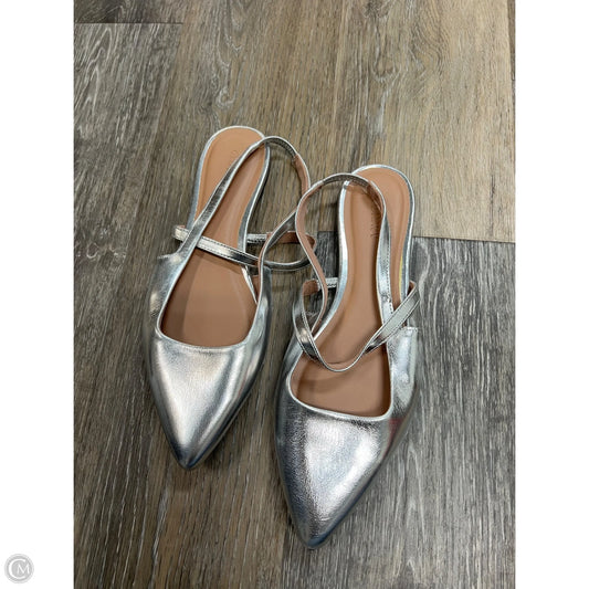 Shoes Flats By Old Navy In Silver, Size: 8