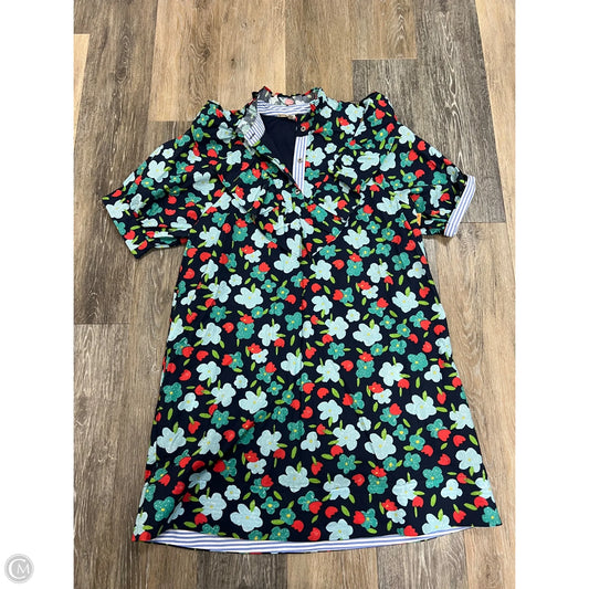-Dress Casual Short By Entro In Floral Print, Size: M