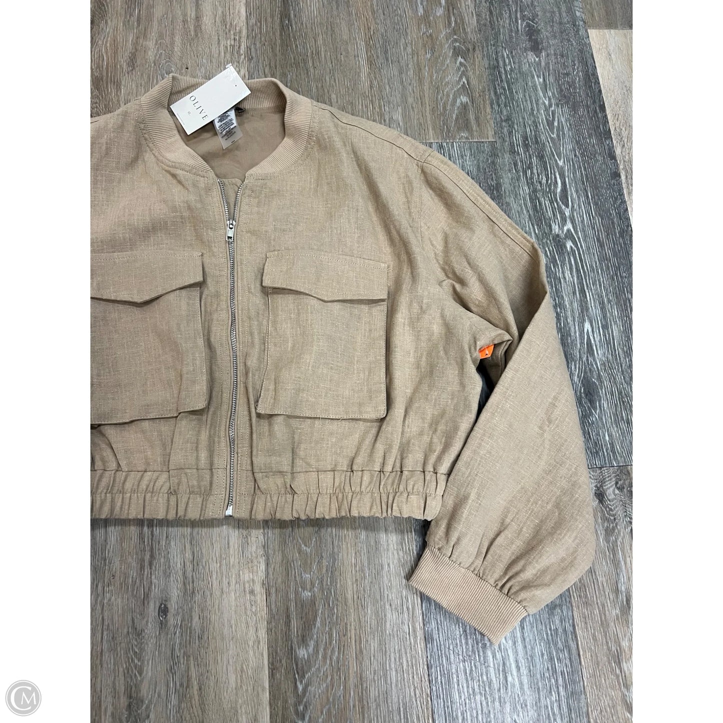 Jacket Other By Sans Souci In Tan, Size: L