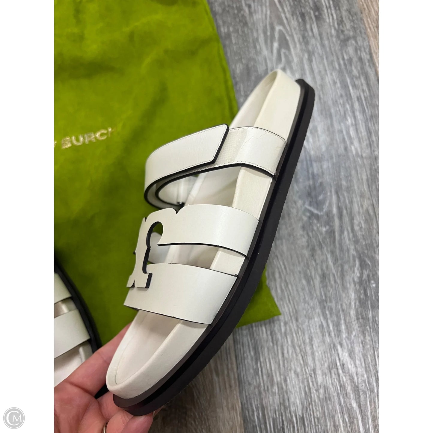 Sandals Designer By Tory Burch In White, Size: 6