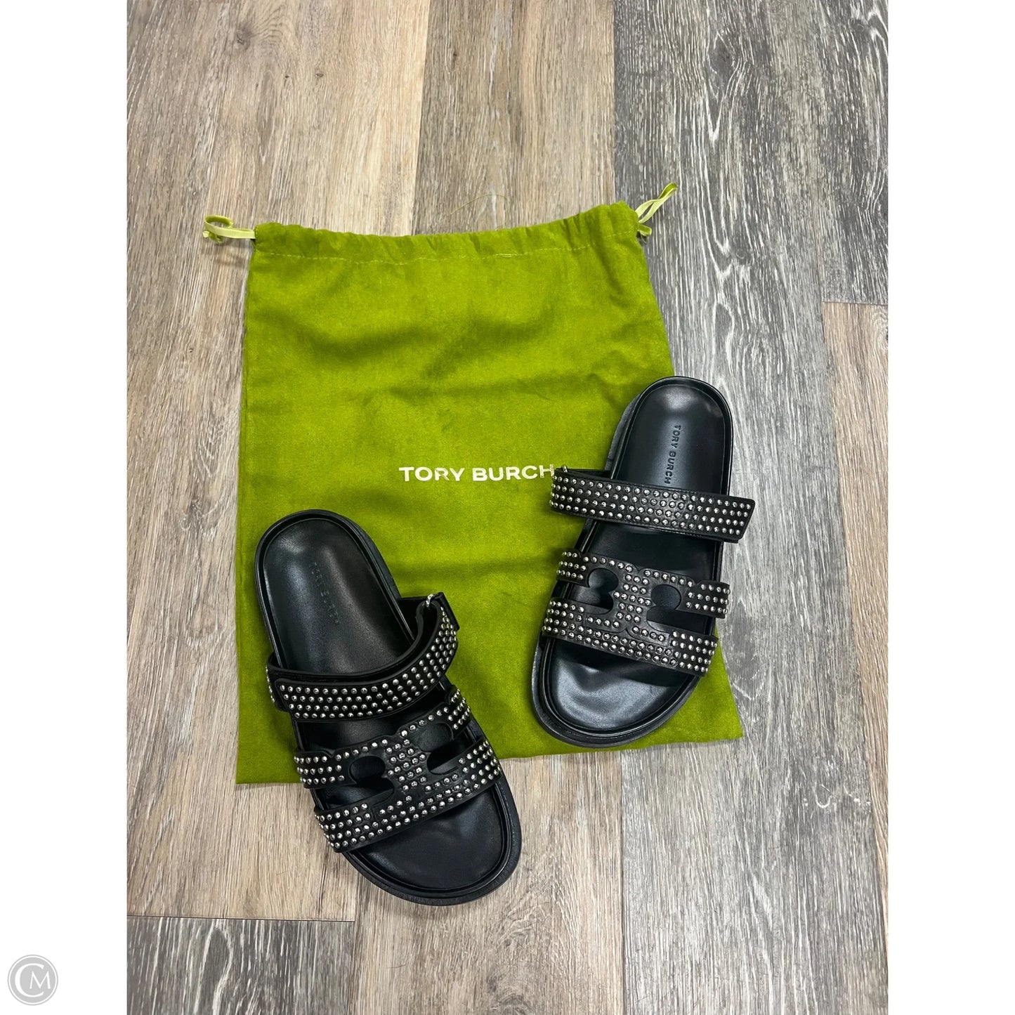 Sandals Designer By Tory Burch In Black, Size: 6